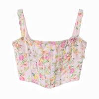 Jardin Floral Corset Top and Tube Dress