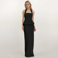 Camille Halter Neck Top and Skirt