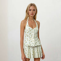 Sienna Lemons Halter Neck Top with Skirt