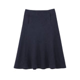 Vivienne Navy Tweed Jacket with Midi Skirt