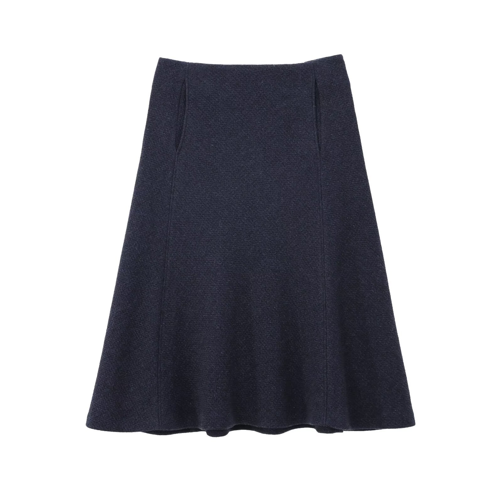 Vivienne Navy Tweed Jacket with Midi Skirt