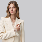 Eloise Lace-Trim Blazer and Pants