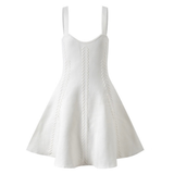 Audrey Chevron Knit Crop Cardigan and Dress