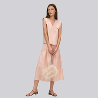 Margot Shoulder Tab Top and Midi Skirt