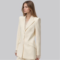 Eloise Lace-Trim Blazer and Pants