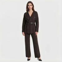 Leighton Soft Drape Knit Top and Pants Set