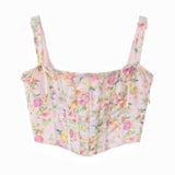 Jardin Floral Corset Top and Tube Dress