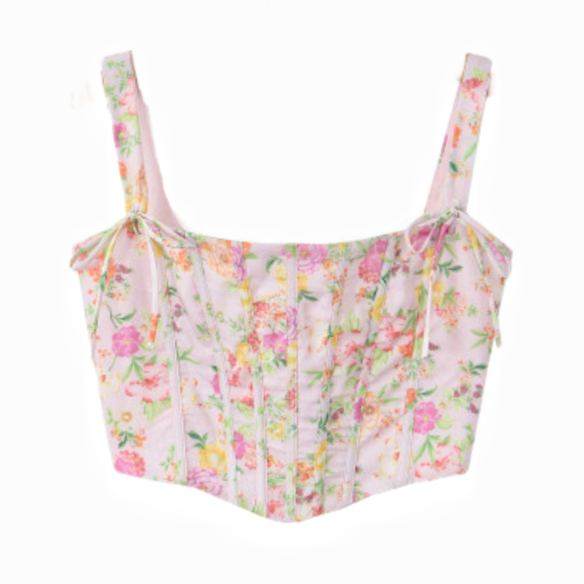 Jardin Floral Corset Top and Tube Dress