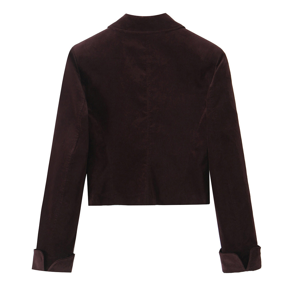 Brooklyn Burgundy Velvet Jacket and Skirt