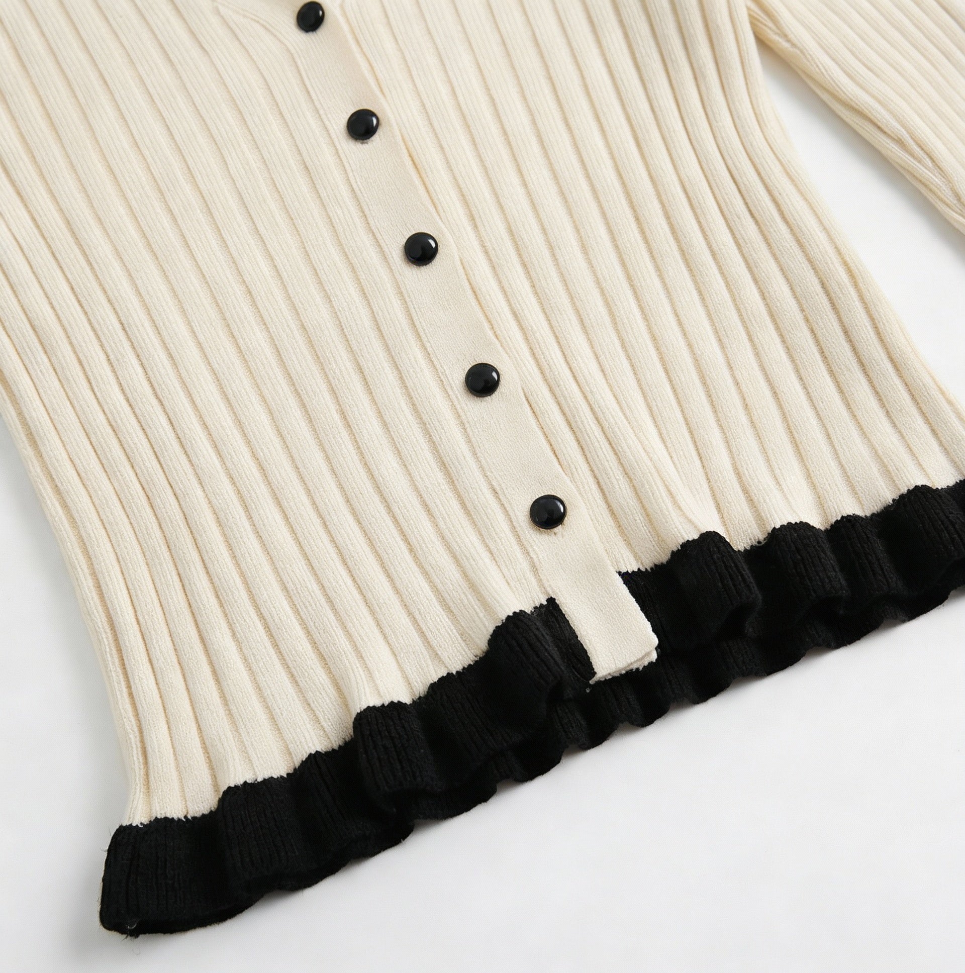 Taylor Knit Long Sleeve Top with Skirt