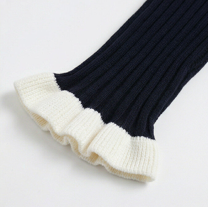 Taylor Knit Long Sleeve Top with Skirt