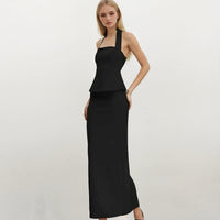 Camille Halter Neck Top and Skirt