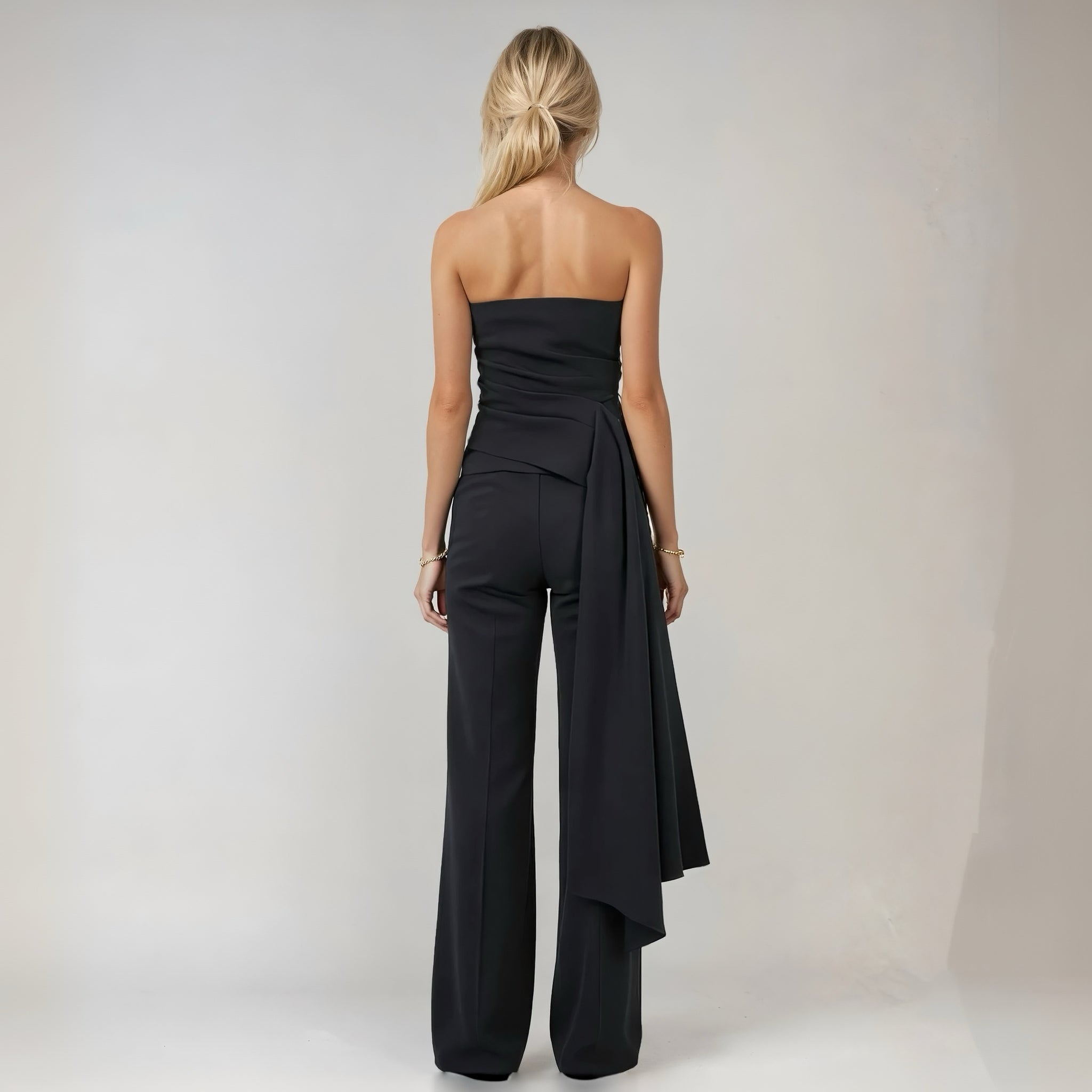 Sylvie Cascading Tube Top with Pants
