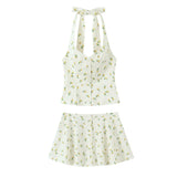 Sienna Lemons Halter Neck Top with Skirt