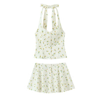 Sienna Lemons Halter Neck Top with Skirt