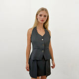 Astrid Halter Neck Bow Top and Skirt