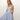 Celeste Blue Stripe Top and Skirt