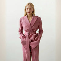Kaia Corset Top with Blazer and Pants