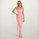 Blair Chiffon Corset Top with Skirt