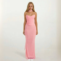 Blair Chiffon Corset Top with Skirt