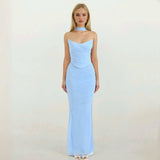 Blair Chiffon Corset Top with Skirt
