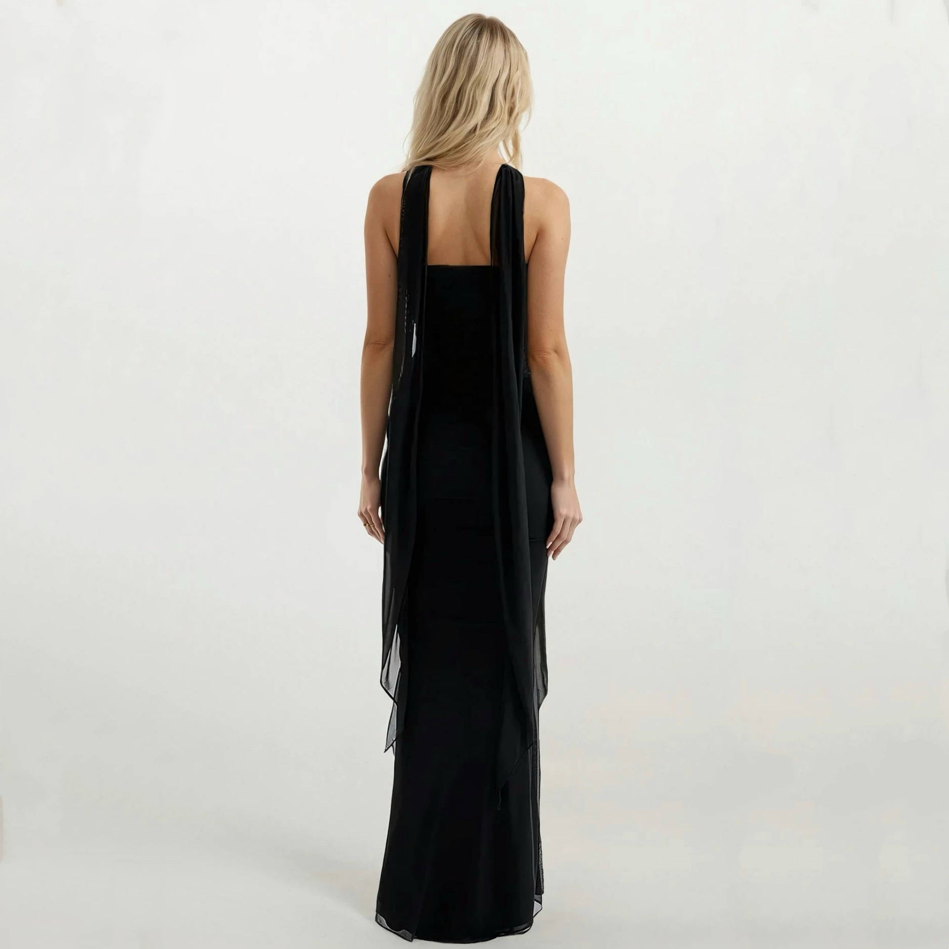 Blair Chiffon Corset Top with Skirt