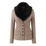 Delphine Houndstooth Jacket with Skirt