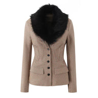 Delphine Houndstooth Jacket with Skirt