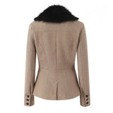 Delphine Houndstooth Jacket with Skirt