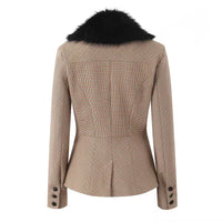 Delphine Houndstooth Jacket with Skirt