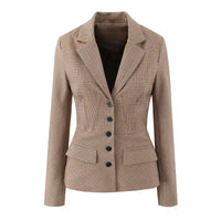 Delphine Houndstooth Jacket with Skirt