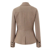 Delphine Houndstooth Jacket with Skirt