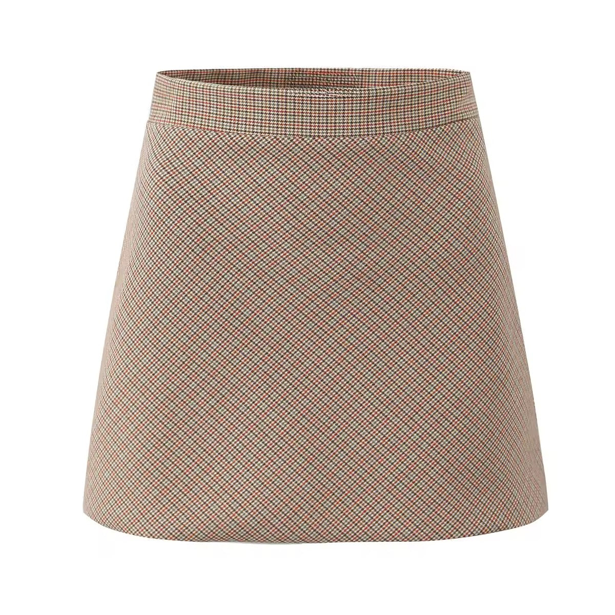 Delphine Houndstooth Jacket with Skirt