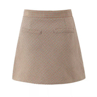 Delphine Houndstooth Jacket with Skirt