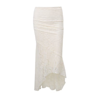 Belle Lace Square-neck Top and Maxi Skirt