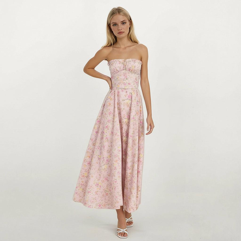 Jardin Floral Corset Top and Tube Dress