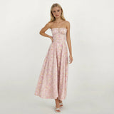 Jardin Floral Corset Top and Tube Dress