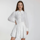 Clara Floral Blouse and High Waisted Skirt
