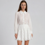 Clara Floral Blouse and High Waisted Skirt