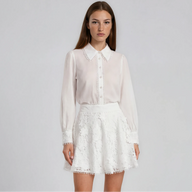 Clara Floral Blouse and High Waisted Skirt