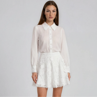 Clara Floral Blouse and High Waisted Skirt