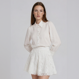 Clara Floral Blouse and High Waisted Skirt
