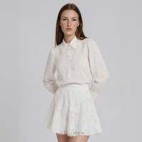 Clara Floral Blouse and High Waisted Skirt