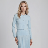 Olivia Pearl Cardigan and Pleated Maxi Dress