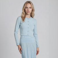 Olivia Pearl Cardigan and Pleated Maxi Dress