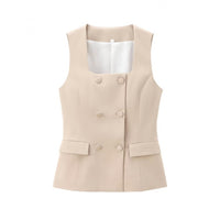 Linda Square-Neck Vest with Pants