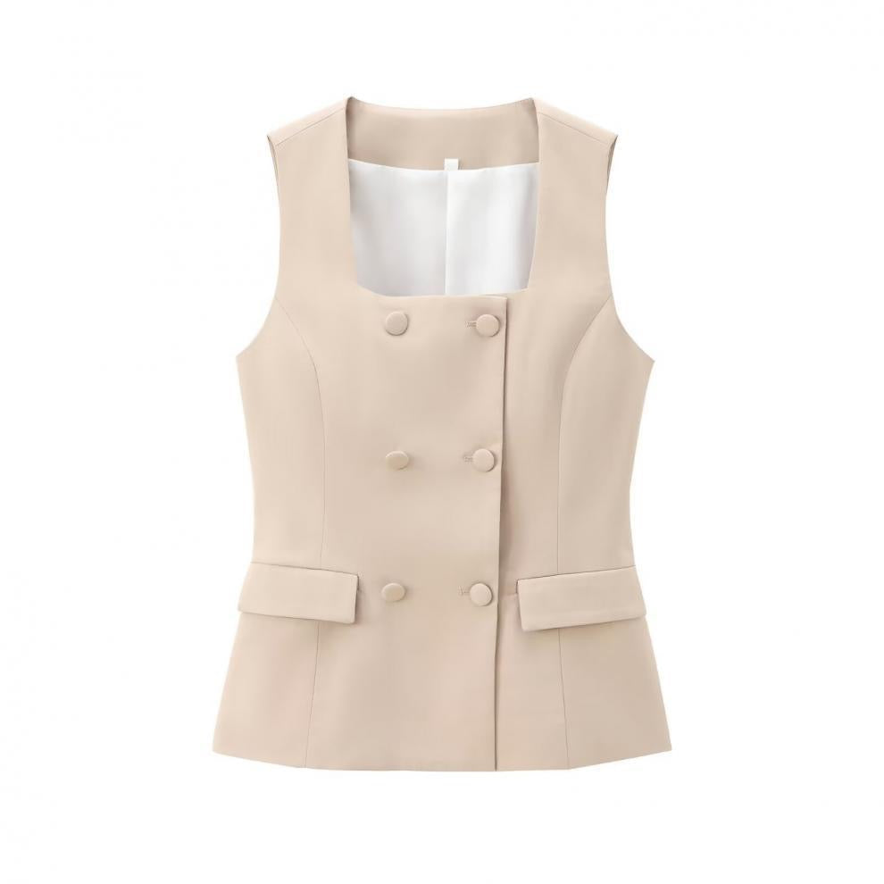 Linda Square-Neck Vest with Pants