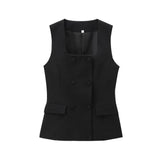 Linda Square-Neck Vest with Pants