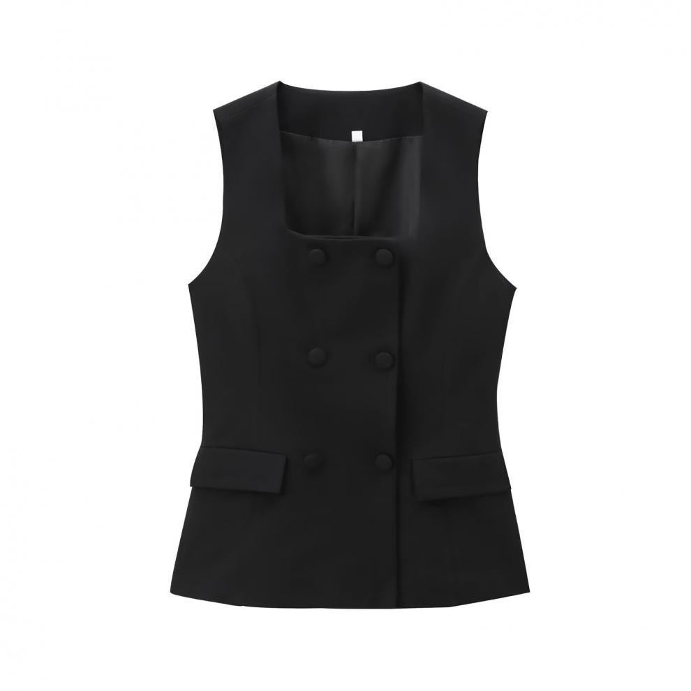 Linda Square-Neck Vest with Pants