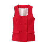Linda Square-Neck Vest with Pants